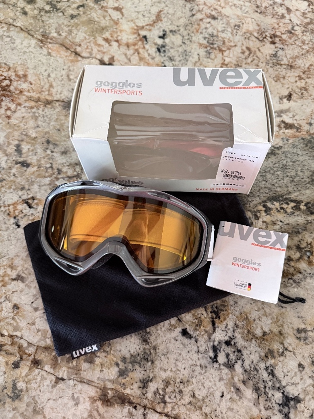 UVEX | Uvision Antifog Ski Goggles in Anthracite